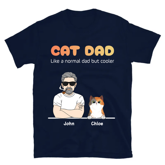 PersonalisedCatDadT shirt01
