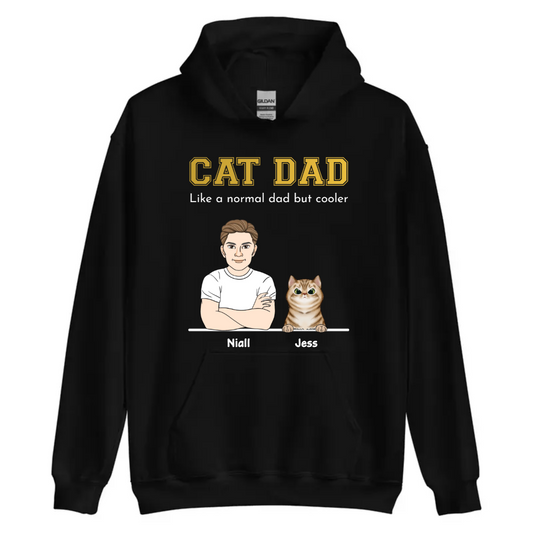 PersonalisedCatDadHoodie001