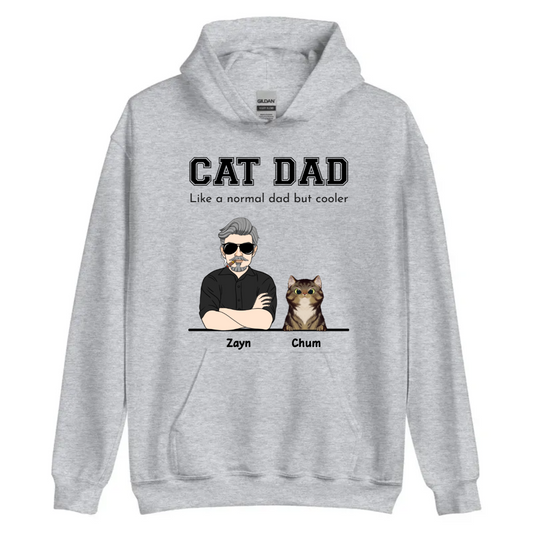 PersonalisedCatDadHoodieGift003