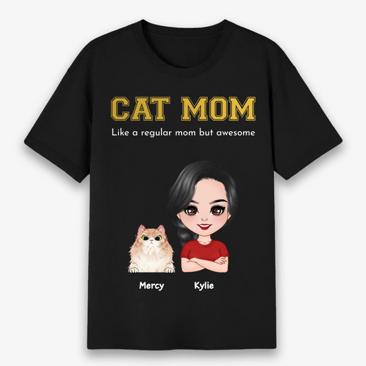 PersonalisedCatMomT shirt001