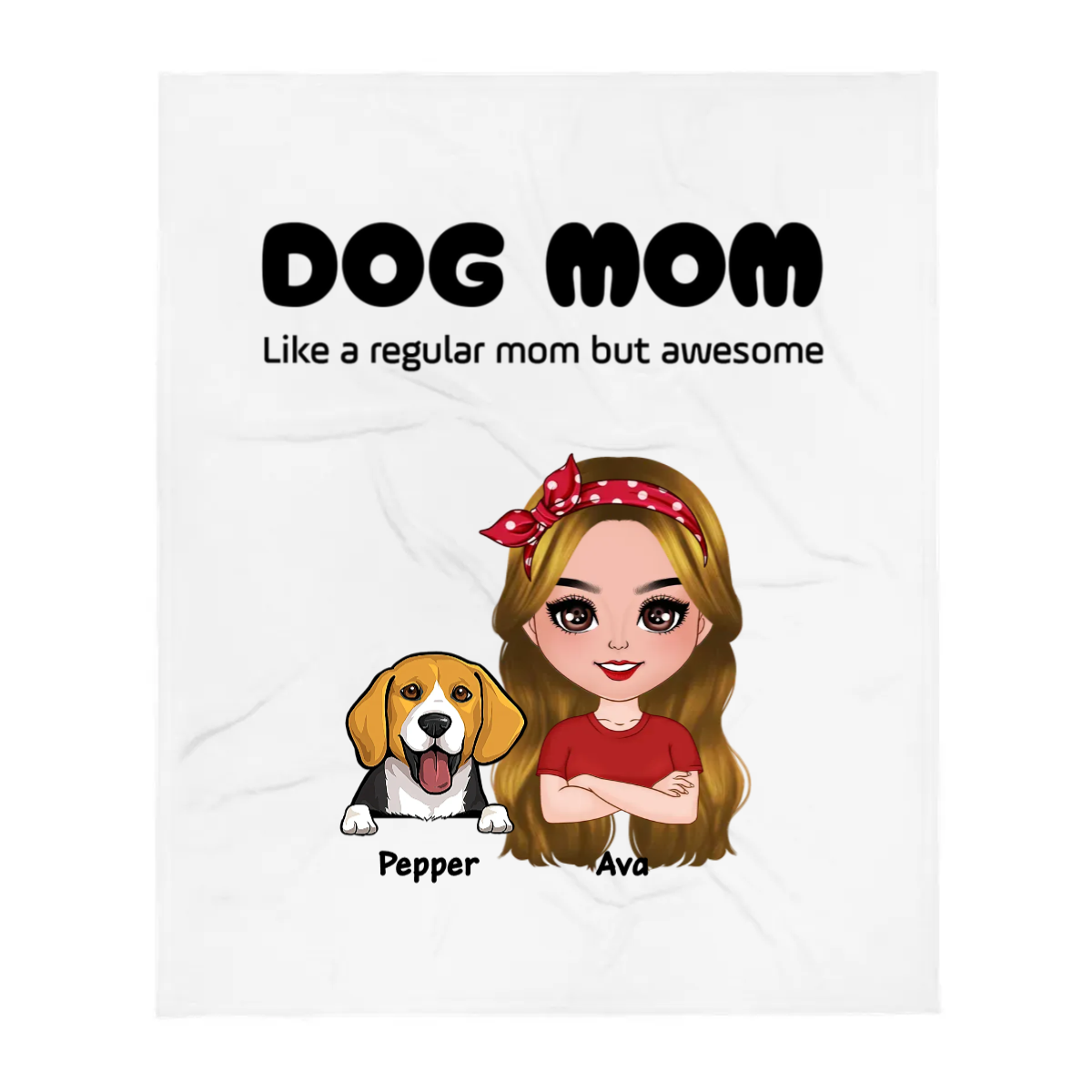 PersonalisedDogMomBlanketGift01