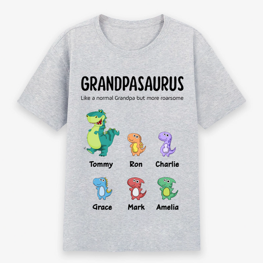 PersonalisedGrandpasaurusT shirtGift001